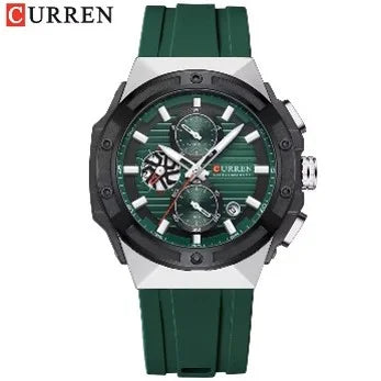 Reloj Curren 8462 Silicona Crono
