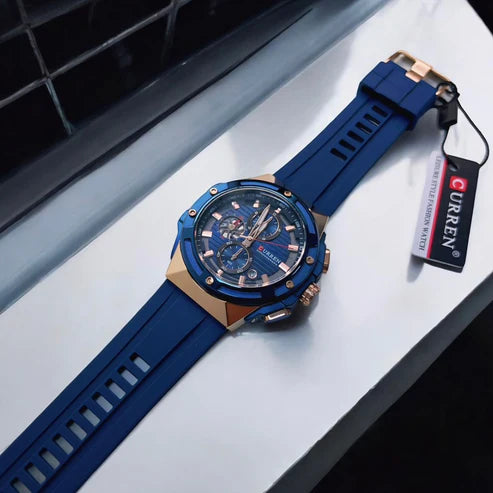 Reloj Curren 8462 Silicona Crono