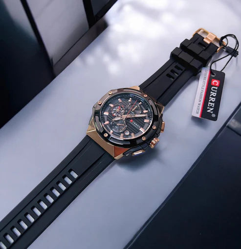 Reloj Curren 8462 Silicona Crono